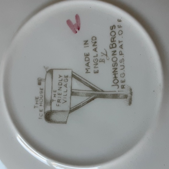 Johnson Brothers England The Friendly Village Saucers 5.5" The Ice House (2) - Picture 6 of 8